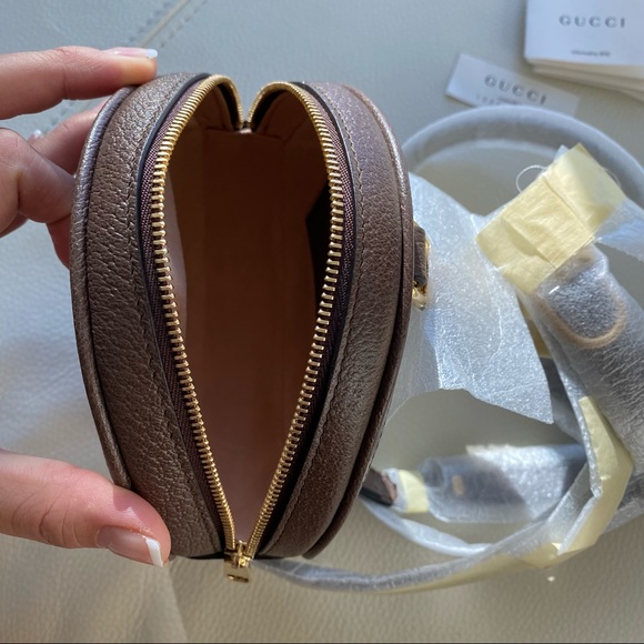 100% Authentic Gucci Ophidia mini GG round bag - Picture 15 of 15